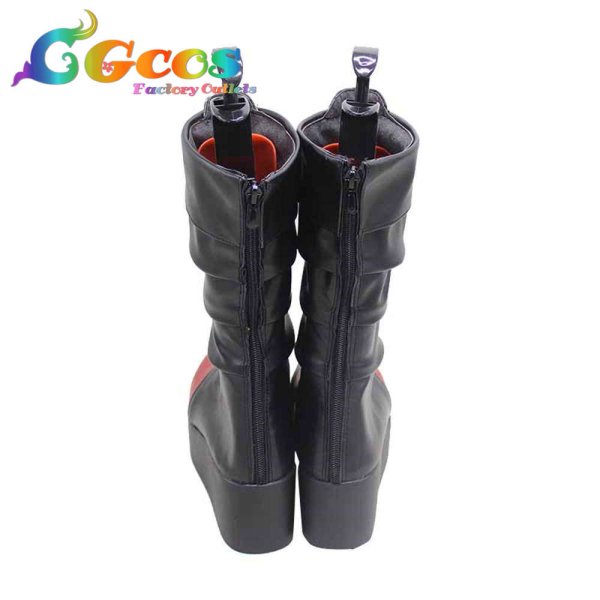 画像3: ブルーアーカイブ コスプレ靴 浅黄ムツキ コスプレブーツ コスプレ衣装 (3)