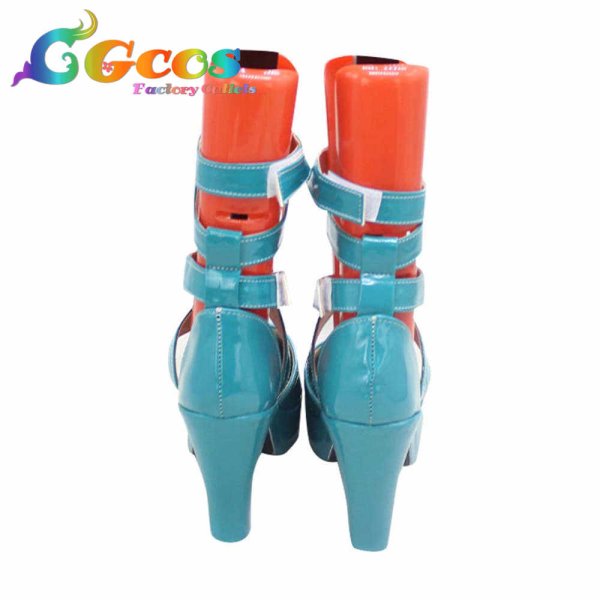 画像2: 美少女戦士セーラームーン　コスプレ靴　海王みちる　セーラーネプチューン　コスプレブーツ　コスプレ衣装 (2)