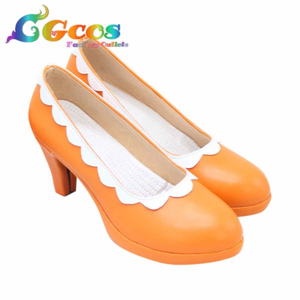 画像2: デリシャスパーティ?プリキュア　コスプレ靴　華満らん　コスプレブーツ　コスプレ衣装 (2)