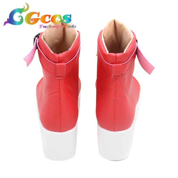 画像3: バーチャルYouTuber　VTuber　コスプレ靴　桃鈴ねね　私服衣装　コスプレブーツ　コスプレ衣装 (3)