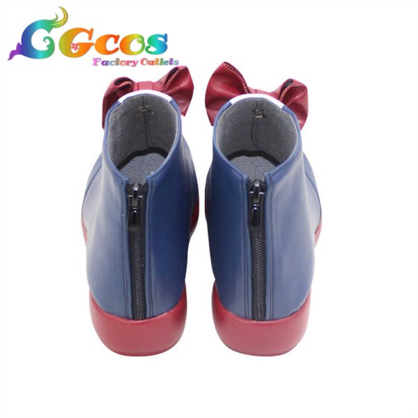 画像4: バーチャルYouTuber　VTuber　コスプレ靴　笹木咲　三周年　制服　コスプレブーツ　コスプレ衣装 (4)