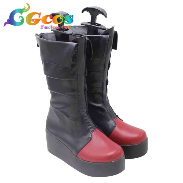 画像2: ブルーアーカイブ コスプレ靴 浅黄ムツキ コスプレブーツ コスプレ衣装 (2)