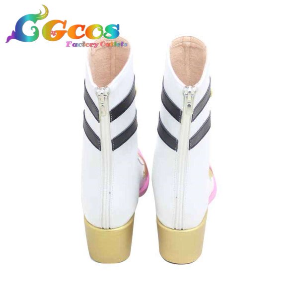 画像3: プロジェクトセカイ カラフルステージ！ プロセカ　コスプレ靴　Crown Knight　鳳えむ　コスプレブーツ　コスプレ衣装 (3)