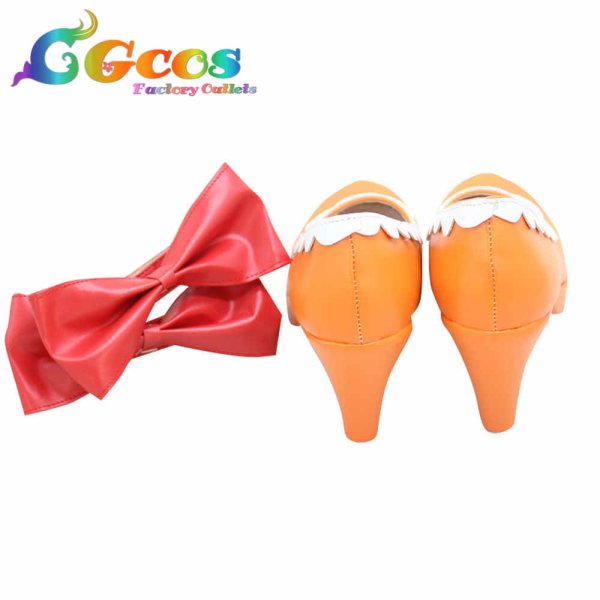 画像3: デリシャスパーティ?プリキュア　コスプレ靴　華満らん　コスプレブーツ　コスプレ衣装 (3)