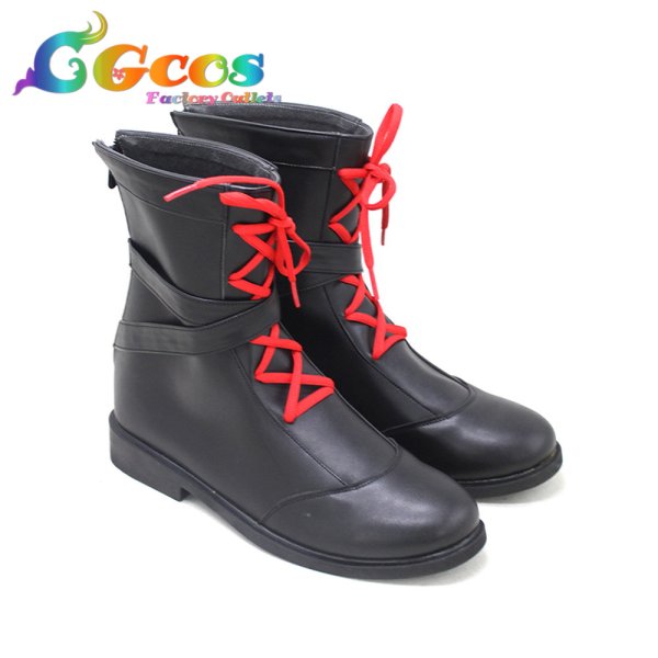 画像3: あんさんぶるスターズ!　コスプレ靴　鬼龍紅郎　コスプレブーツ　コスプレ衣装 (3)