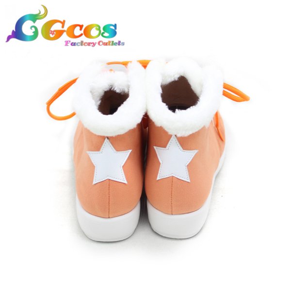 画像4: ラブライブ！スーパースター!!　コスプレ靴　ノンフィクション!! / Starlight Prologue　Liella!　澁谷かのん　コスプレブーツ　コスプレ衣装 (4)