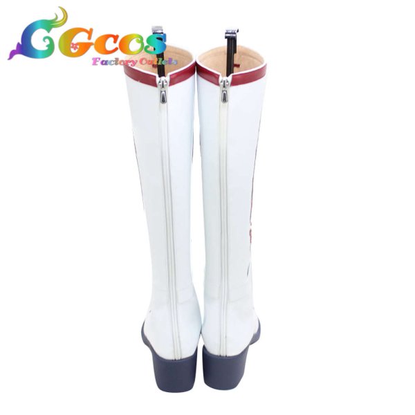 画像4: バーチャルYouTuber　VTuber　コスプレ靴　鈴木ヒナ　藍の華　コスプレブーツ　コスプレ衣装 (4)