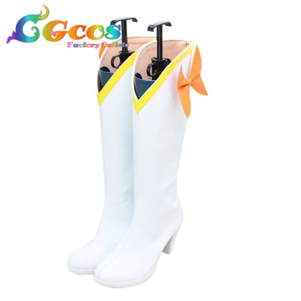 画像2: ハピネスチャージプリキュア!　コスプレ靴　大森ゆうこ　キュアハニー　コスプレブーツ　コスプレ衣装 (2)