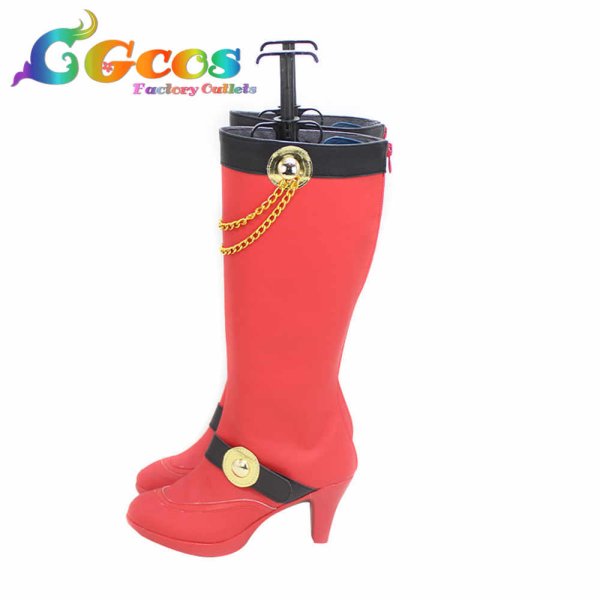 画像2: Fate/Grand Order　コスプレ靴　エレナ・ブラヴァツキー　霊衣　コスプレブーツ　コスプレ衣装 (2)