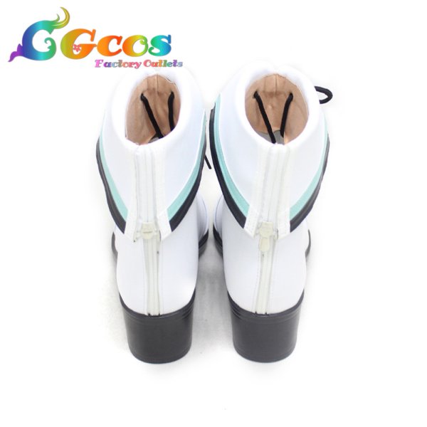 画像4: プロジェクトセカイ カラフルステージ！ プロセカ　コスプレ靴　MORE MORE JUMP！　日野森雫　コスプレブーツ　コスプレ衣装 (4)