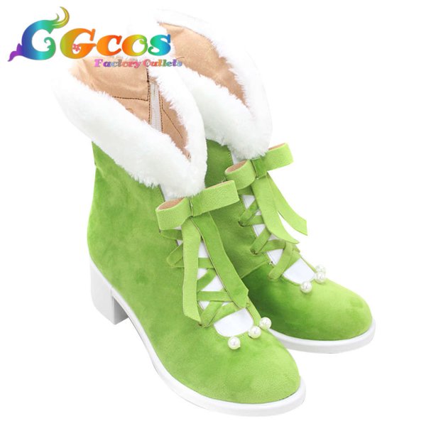 画像2: ラブライブ！スーパースター!!　Liella!　コスプレ靴　平安名すみれ　ノンフィクション!! / Starlight Prologue　コスプレブーツ　コスプレ衣装 (2)