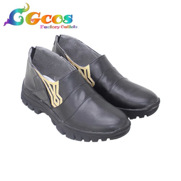 画像2: 原神　げんしん　コスプレ靴　ダインスレイヴ　Dainsleif　コスプレブーツ　コスプレ衣装 (2)