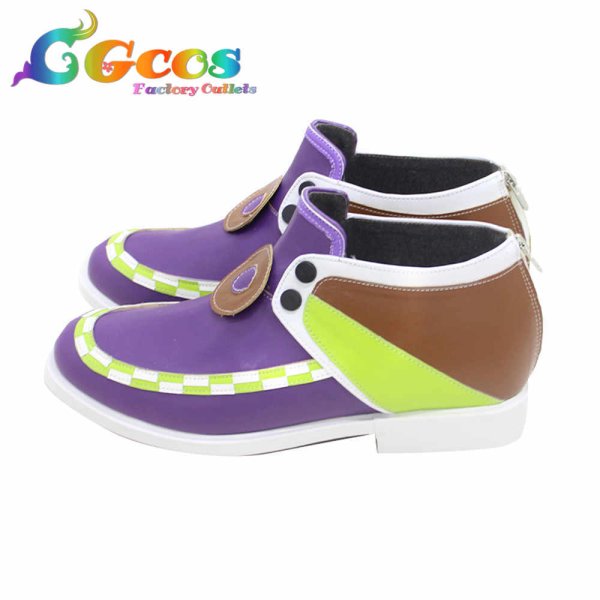 画像2: 物語ぷくぷく　コスプレ靴　忍野忍　十八歳の吸血鬼性　コスプレブーツ　コスプレ衣装 (2)