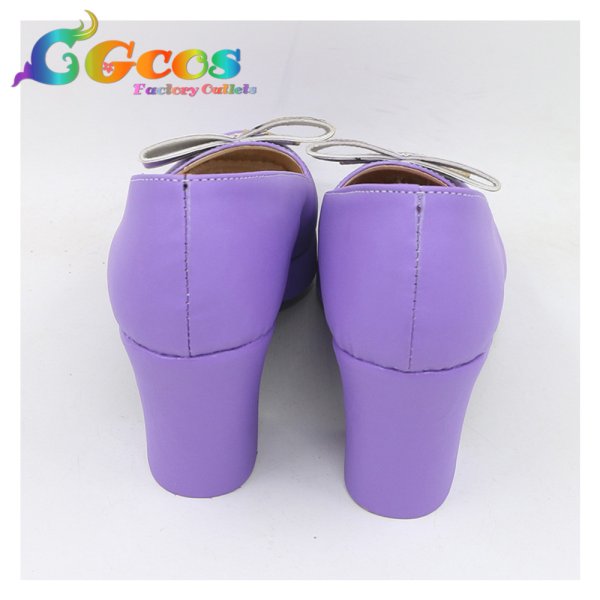 画像3: バーチャルYouTuber　VTuber　コスプレ靴　湊あくあ　初期衣装　コスプレブーツ　コスプレ衣装 (3)