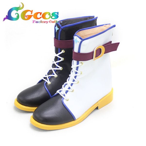 画像3: ウマ娘プリティーダービー コスプレ靴 アドマイヤベガ コスプレブーツ コスプレ衣装 (3)