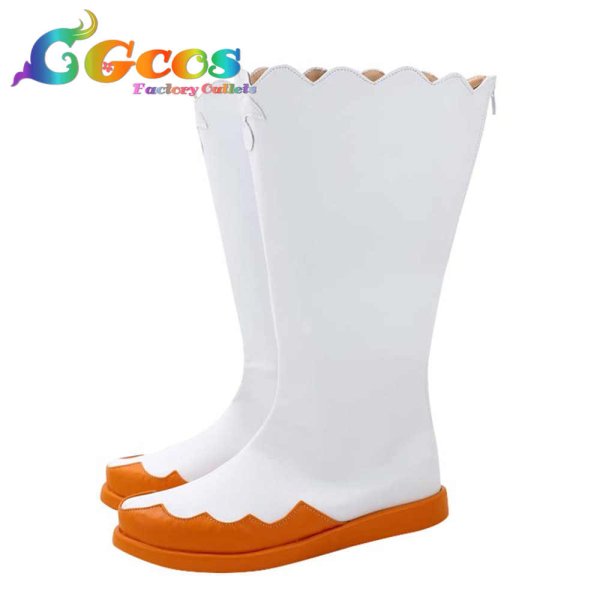 画像2: おジャ魔女どれみ#　コスプレ靴　藤原はづき　コスプレブーツ　コスプレ衣装 (2)