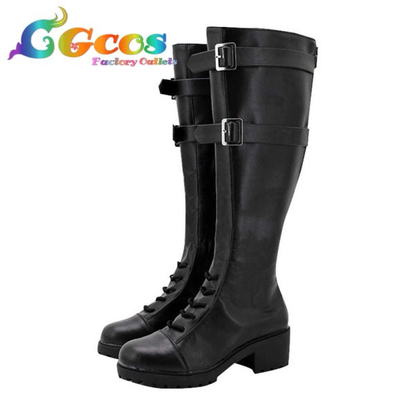 画像2: バーチャルYouTuber VTuber コスプレ靴 ローレン・イロアス コスプレブーツ コスプレ衣装 (2)