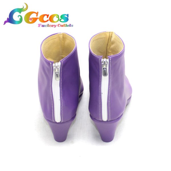 画像4: 原神　げんしん　コスプレ靴　雷蛍術師　コスプレブーツ　コスプレ衣装 (4)