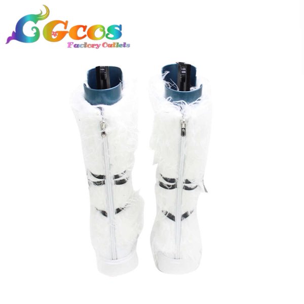 画像4: Fate/Grand Order　フェイト・グランドオーダー　FGO　コスプレ靴　オベロン　第一再臨　コスプレブーツ　コスプレ衣装 (4)