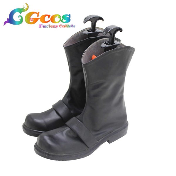 画像3: るろうに剣心-明治剣客浪漫譚- コスプレ靴 志々雄真実 コスプレブーツ コスプレ衣装 (3)