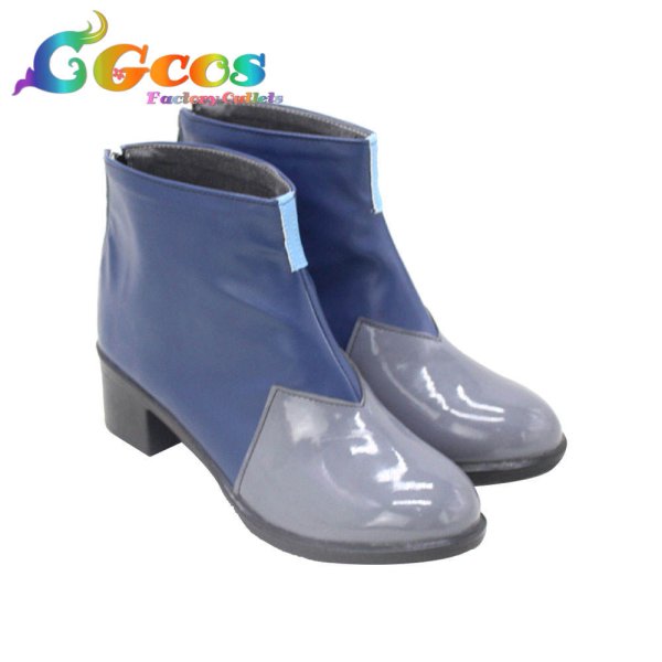 画像2: バーチャルYouTuber　VTuber　コスプレ靴　夕陽リリ　コスプレブーツ　コスプレ衣装 (2)