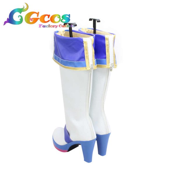 画像4: ウマ娘プリティーダービー コスプレ靴 トウカイテイオー コスプレブーツ コスプレ衣装 (4)