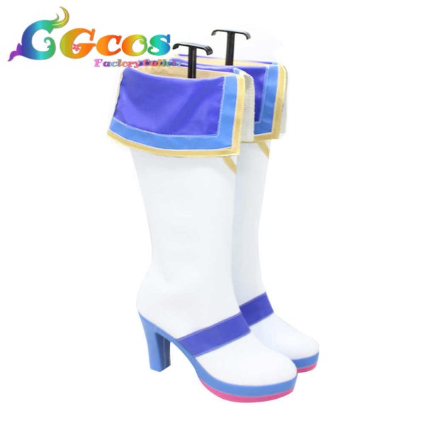 画像2: ウマ娘プリティーダービー コスプレ靴 トウカイテイオー コスプレブーツ コスプレ衣装 (2)