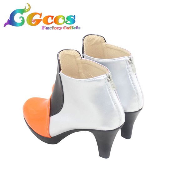 画像4: 対魔忍アサギ　コスプレ靴　井河さくら　コスプレブーツ　コスプレ衣装 (4)