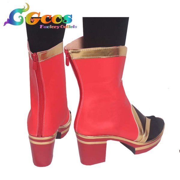 画像3: ウマ娘プリティーダービー　コスプレ靴　キタサンブラック　コスプレブーツ　コスプレ衣装 (3)