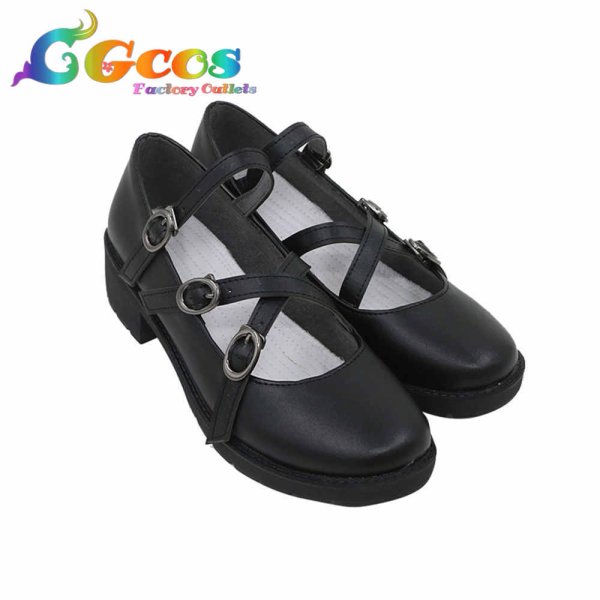 画像2: バーチャルYouTuber　VTuber　コスプレ靴　ちゅこらら　眞白かのん　コスプレブーツ　コスプレ衣装 (2)