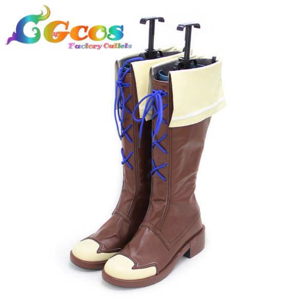 画像3: ウマ娘プリティーダービー コスプレ靴 マチカネタンホイザ コスプレブーツ コスプレ衣装 (3)