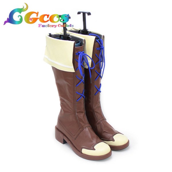 画像2: ウマ娘プリティーダービー コスプレ靴 マチカネタンホイザ コスプレブーツ コスプレ衣装 (2)