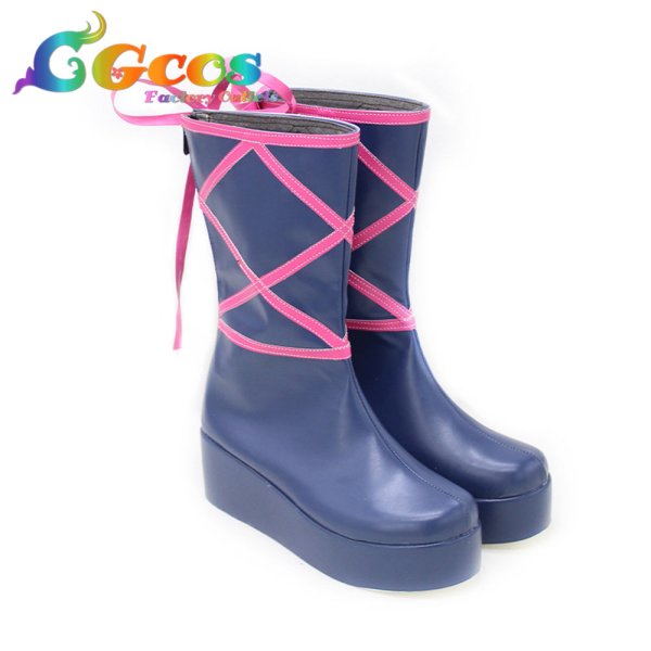 画像3: A3!　エースリー　コスプレ靴　斑鳩三角　SHI☆NO☆BI珍道中　コスプレブーツ　コスプレ衣装 (3)