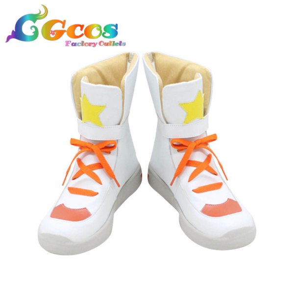 画像2: ラブライブ！スーパースター!!　Liella!　コスプレ靴　始まりは君の空MV　結ヶ丘女子高等学校　澁谷かのん　唐可可　嵐千砂都　平安名すみれ　葉月恋　コスプレブーツ　コスプレ衣装 (2)