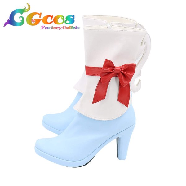 画像3: 月面兎兵器ミーナ　コスプレ靴　月城ミーナ　コスプレブーツ　コスプレ衣装 (3)