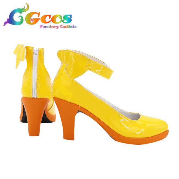 画像3: ヒーリングっど??プリキュア　コスプレ靴　平光ひなた　キュアスパークル　コスプレブーツ　コスプレ衣装 (3)