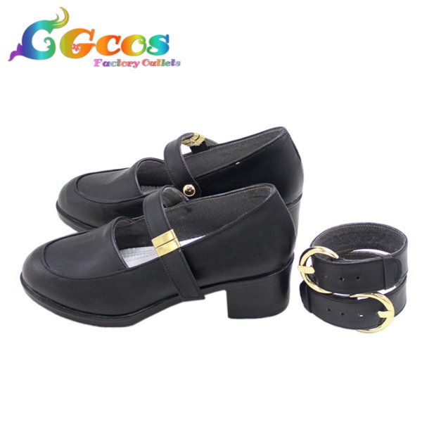 画像4: ウマ娘プリティーダービー　コスプレ靴　シンボリルドルフ　コスプレブーツ　コスプレ衣装 (4)