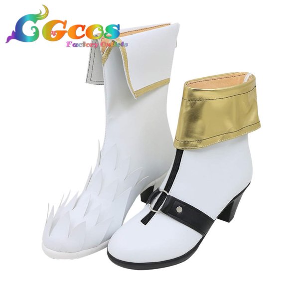 画像2: デジモンアドベンチャー　コスプレ靴　エンジェウーモン　コスプレブーツ　コスプレ衣装 (2)