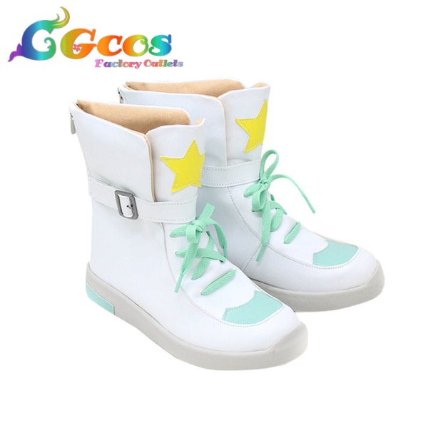 画像15: ラブライブ！スーパースター!!　Liella!　コスプレ靴　始まりは君の空MV　結ヶ丘女子高等学校　澁谷かのん　唐可可　嵐千砂都　平安名すみれ　葉月恋　コスプレブーツ　コスプレ衣装 (15)