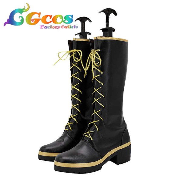 画像2: あんさんぶるスターズ!　コスプレ靴　氷鷹北斗　コスプレブーツ　コスプレ衣装 (2)