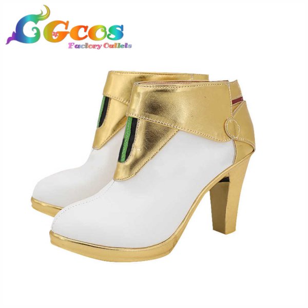 画像2: ガンダムEXA　コスプレ靴　セシア・アウェア　セーラーモデル　コスプレブーツ　コスプレ衣装 (2)