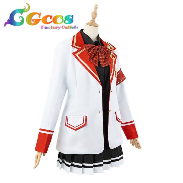 画像2: バーチャルYouTuber　VTuber　朝日南アカネ　コスプレ衣装 (2)