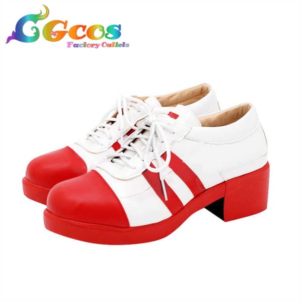 画像2: ウマ娘プリティーダービー　コスプレ靴　ED　グロウアップ・シャイン！　スペシャルウィーク　コスプレブーツ　コスプレ衣装 (2)