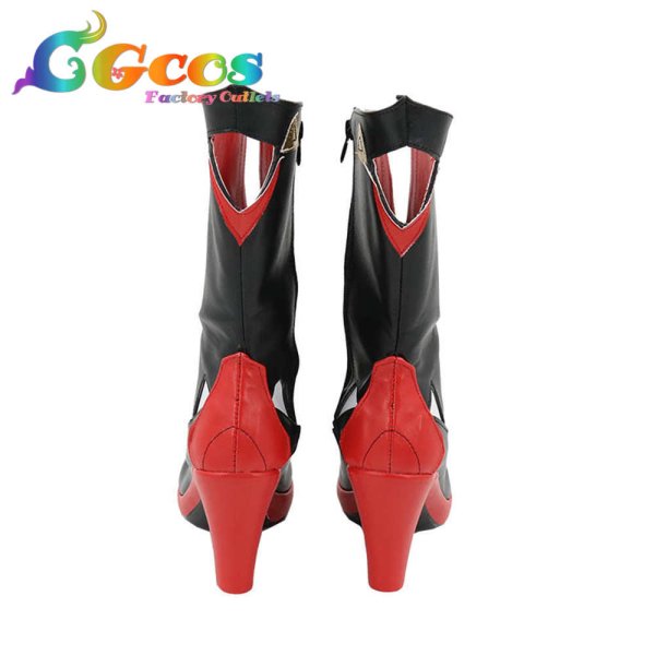 画像4: 崩壊3rd　コスプレ靴　雷の律者　芽衣　コスプレブーツ　コスプレ衣装 (4)