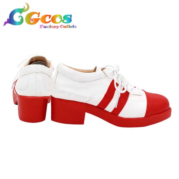 画像3: ウマ娘プリティーダービー　コスプレ靴　ED　グロウアップ・シャイン！　スペシャルウィーク　コスプレブーツ　コスプレ衣装 (3)