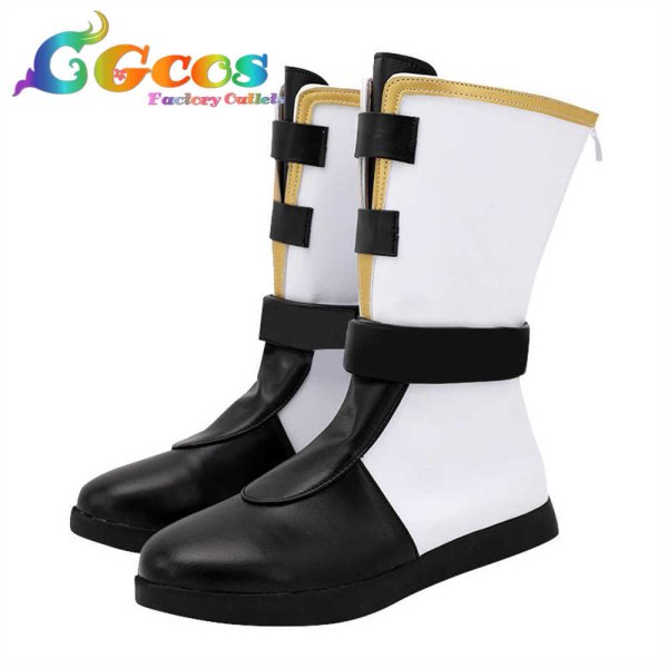 画像2: アラド戦記〜スラップアップパーティー〜　コスプレ靴　リュンメイ・ランカ　コスプレブーツ　コスプレ衣装 (2)