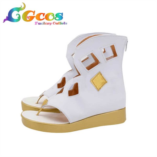 画像2: グランブルーファンタジー　コスプレ靴　水着アンチラ　コスプレブーツ　コスプレ衣装 (2)