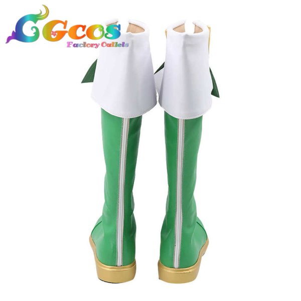 画像4: プリンセスコネクト!Re:Dive　プリコネ　プリコネR　Princess Connect!　コスプレ靴　アオイ　コスプレブーツ　コスプレ衣装 (4)