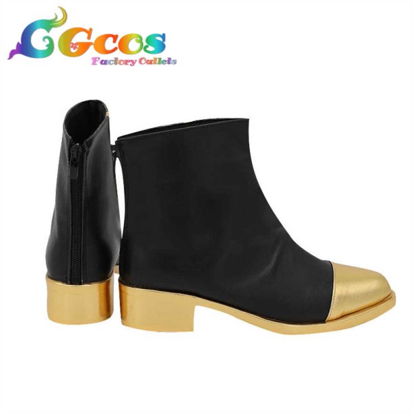 画像3: あんさんぶるスターズ!　コスプレ靴　大神晃牙　招待☆ブラックブラッドバンケット　コスプレブーツ　コスプレ衣装 (3)