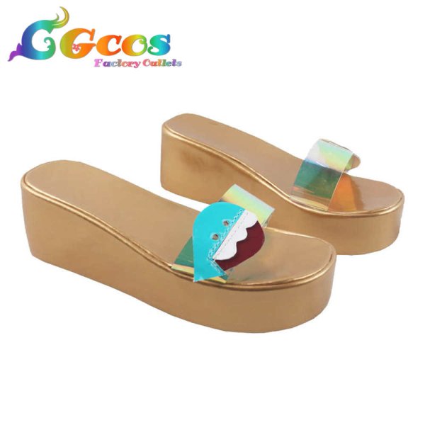 画像2: バーチャルYouTuber　VTuber　コスプレ靴　ガウル・グラ　がうる・ぐら　新衣装　コスプレブーツ　コスプレ衣装 (2)